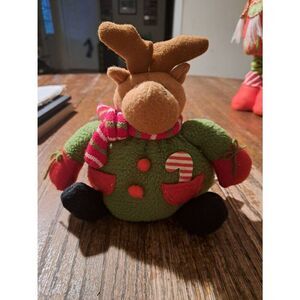 Peachtree Playthings Reindeer Shelf Sitter Farmhouse Christmas Holiday Decor
